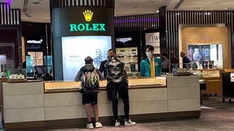 rolex duty free store dubai